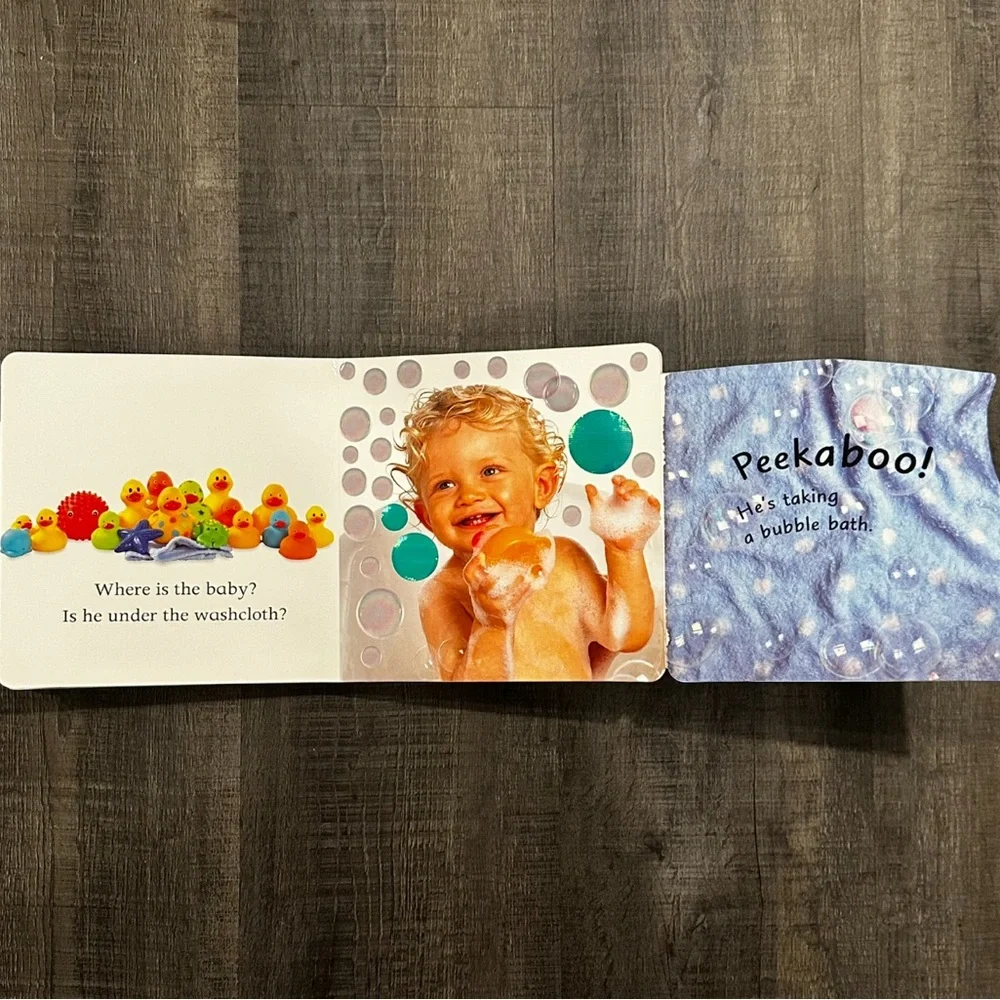 💞 “Baby Says Peekaboo!” Lift-The-Flap Multi-Textured Baby Board Book